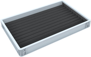 Euro Box mit Zugliege - 10 compartments for N Gauge - for model railway locomotives, wagons and vehicles