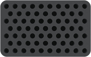 Feldherr Half-Size Case 50 for Vials - 67 compartments