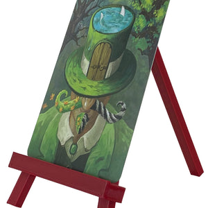 2 pcs. value pack Feldherr card stand / mini easel for game cards and trading cards