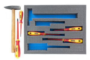 FS010Bblue10 10pz. 345 mm x 275 mm x 10 mm di schiuma colorata per Shadowboard blu