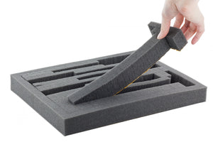 FS010Bred10 10pz. 345 mm x 275 mm x 10 mm schiuma colorata per Shadowboard rosso