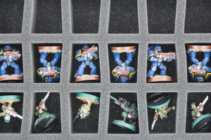 FS035C5C5BO Vassoio in schiuma da 35 mm con 45 scomparti conici