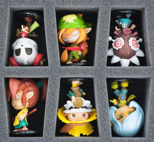 FS050C4BO Vassoio per figure con base e 28 fessure per modelli da tavolo più grandi