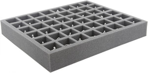 FS050ZC13 Vassoio per figure in schiuma da 50 mm per 48 miniature di zombicida