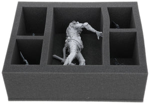 FS110A007 Vassoio di schiuma Feldherr per tribù di Orchi e Goblin - 5 scomparti