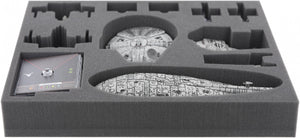 FSJP050BO Vassoio in schiuma di 50 mm per Star Wars X-Wing Falcon, YT-2400, ala a U, trasporto ribelle.