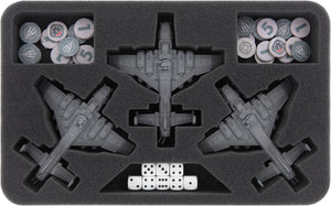 Feldherr Storage Box FSLB075 for Aeronautica Imperialis: Imperial Navy - Thunderbolt Fighter + Marauder Bomber