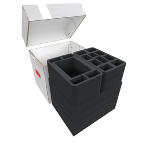 Feldherr Storage Box FSLB310 + Organizer Insert per l'espansione Kingdom Death: Monster Gambler's Chest - miniature + materiale di gioco