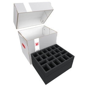 Feldherr Storage Box FSLB310 + Organizer Insert per l'espansione Kingdom Death: Monster Gambler's Chest - miniature + materiale di gioco