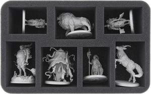 Feldherr Storage Box FSLB310 + Organizer Insert per l'espansione Kingdom Death: Monster Gambler's Chest - miniature + materiale di gioco