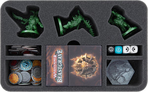 Feldherr Storage Box FSLB310 for Warhammer Underworlds: Beastgrave - 8 warbands + Dreadfane warbands + Primal Lair