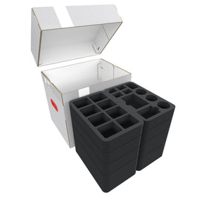 Feldherr Storage Box FSLB310 + MEDIUM bag for Bloodborne: The Board Game - 4 Optional Buys + Hunter's Dream Extras + Blood Moon Box