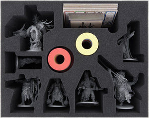 FSMECU075BO 75 mm foam tray with 10 compartments for Rising Sun - big miniatures
