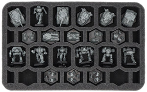 Scatola di stoccaggio Feldherr con set di schiuma per mech e carri armati BattleTech (EB188Set)
