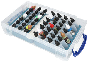 Feldherr Paint Racks with 4l Really Useful Box - 49 paint bottles + accessories