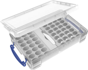 Feldherr Paint Racks with 4l Really Useful Box - 49 paint bottles + accessories