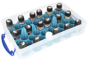 Feldherr Paint Rack with 4l Really Useful Box - 46 AK Interactive paint bottles