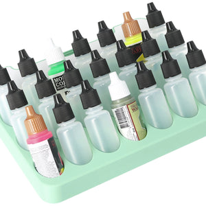 Feldherr paint rack with brush compartment for 4l Really Useful Box - 21 paint bottles