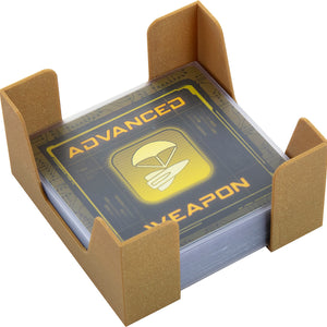 Feldherr card holder for playing cards in Square - Size 70 x 70 mm - 120 cards - 1 compartment