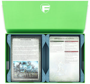 Feldherr Magnetic Box green for Warhammer Age of Sigmar: Warscroll Cards (large)