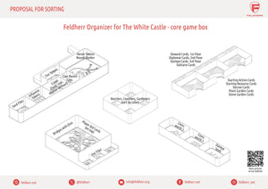 Feldherr Organizer Insert for The White Castle - core game box