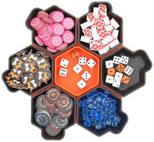 Feldherr SHELL token trays turntable 6+1