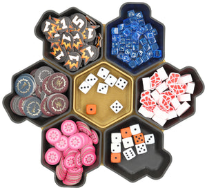 Feldherr SHELL token trays turntable 6+1