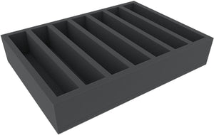 DD065A004 Feldherr foam insert for model railway - 00 scale - 7 compartments - for upright storage