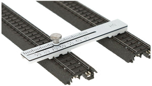 Adjustable Track Spacing Gauge H0 - 26 mm to 100 mm - Durable Model Train Tool - Compact Design for Accurate Track Setup