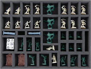 Feldherr foam set + token holder for HeroQuest (2021) Core Game + Kellars Keep + Return of the Witch Lord - core game box