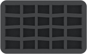HS035A074 Feldherr foam tray for Tribes of Orcs and Goblins - 20 compartments