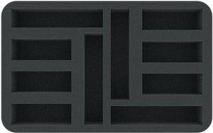 Vassoio in schiuma HS050A050 Feldherr per Cruel Seas - 10 miniature