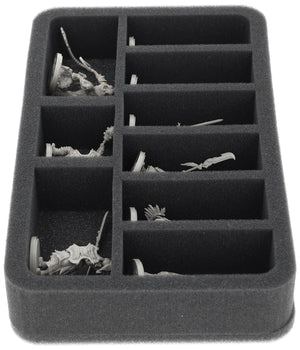 HS050A156 Vassoio di schiuma Feldherr per Kingdom Death: Monster - 9 miniature