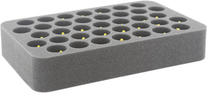 HS050ZC15 50 mm Half-Size Vassoio schiuma 37 Miniature in zombicida