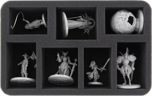 HS060KDM01 foam tray for Kingdom Death Monster - 7 miniatures
