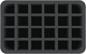 HS070WH48BO foam tray for Citadel paint pots (24 ml) - 24 compartments