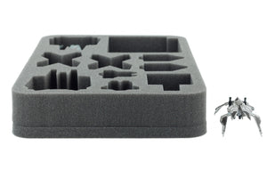 Vassoio in schiuma HSBV040BO per X-Wing StarViper, M3-A Interceptor, IG-2000, Z-95, Kihraxz fighter e Y-Wing