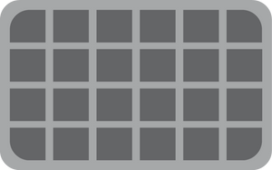 HS060IA01 60 mm 24 slot per Star Wars Imperial Assault Miniatures