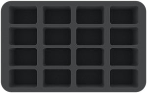 HSCY070BO Vassoio per figure a mezza misura da 70 mm con 16 fessure