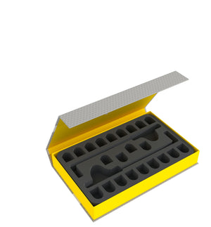 Feldherr Magnetic Box yellow for Subbuteo - Tournament Edition