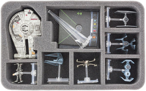 Feldherr Magnetic Box green for Star Wars X-WING YT-2400 Freighter and 6 ships
