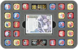 Feldherr Magnetic Box blue for Star Wars Destiny - 2 Decks and 48 Dice