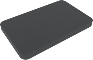 HSMERR020 20 mm Half-Size foam tray with 7 punch-outs