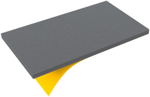 IFMFKJ010S 250 mm x 145 mm x 10 mm foam base / foam topper self-adhesive