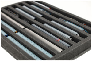 IU040A001 Feldherr foam insert for model railway - N scale - 8 compartments - for upright storage