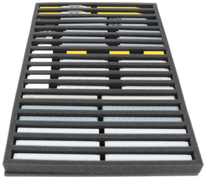 JV040A002 Feldherr foam insert for model railway - N scale - 18 compartments - for upright storage