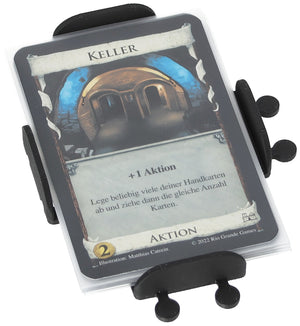 Feldherr card deck holder for Dominion - Kingdom cards with sleeves