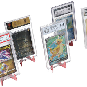 5 pcs value pack Feldherr Card Stand - Foldable - for Graded Cards, Trading Cards and Slabs
