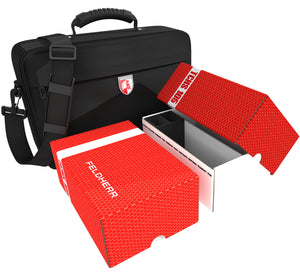 Feldherr MEDIUM bag + 2 Storage Boxes TCHS105 + 3 token holder for Marvel United: X-Men - Uncanny Pledge - cards + small-sized game materials