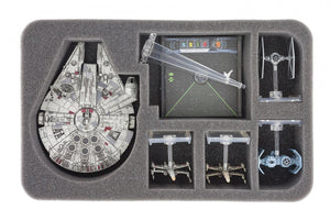 Feldherr MINI PLUS Case per X-Wing Millennium Falcon, YT-2400, Star Ships e Slave 1